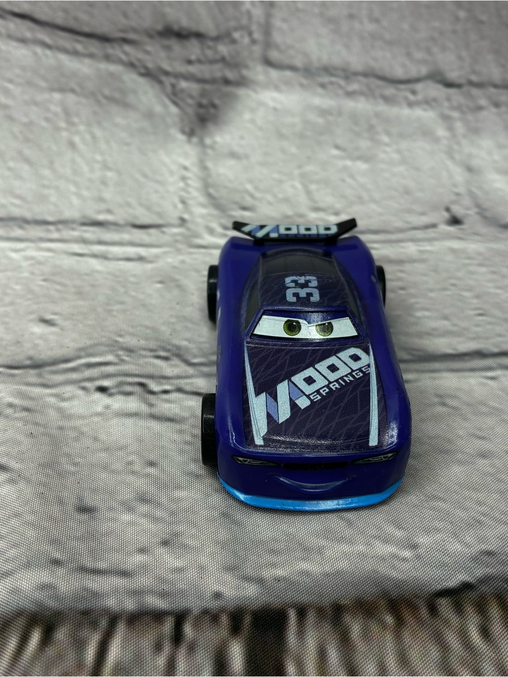 5/$20 DISNEY PIXAR CARS‎ 3 BLUE ED TRUNKAN MOOD SPRINGS #33 Toy Car KidCore GUC